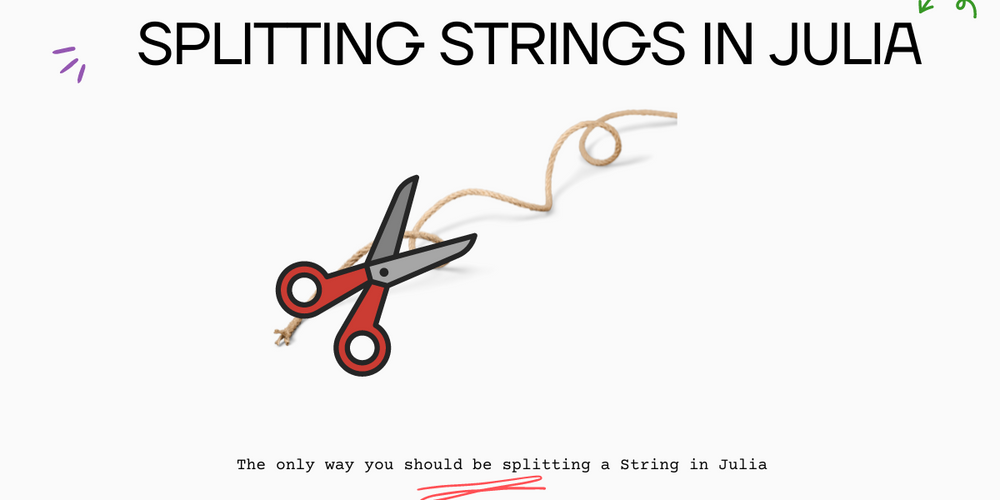 The only way you should be splitting a String in Julia - Julia Base ...
