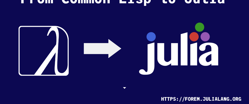 Cover image for From Common Lisp to Julia