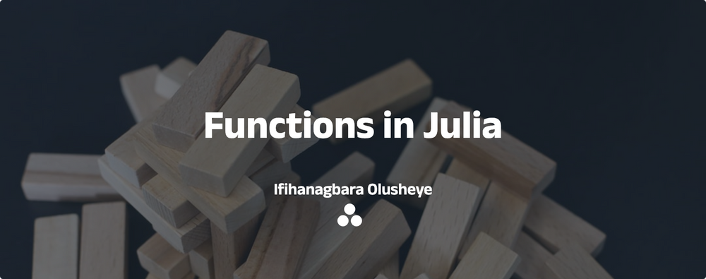 Cover image for Functions in Julia