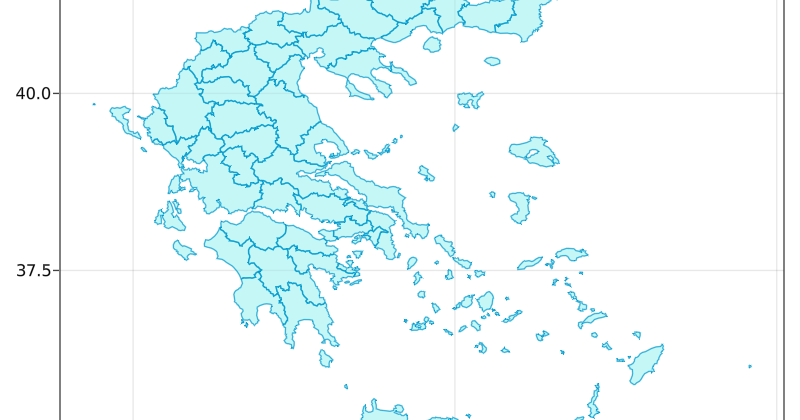 Cover image for Greece's map made with Makie.jl (MakiePlots)