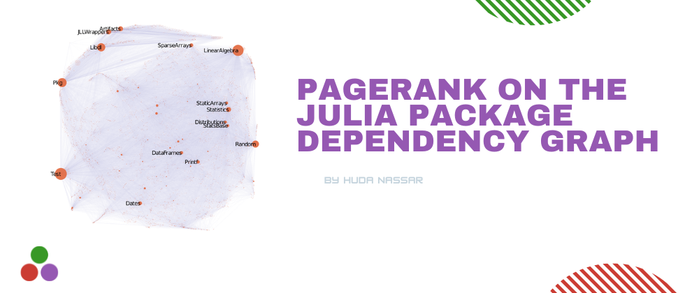 Cover image for PageRank on the Julia package dependency graph