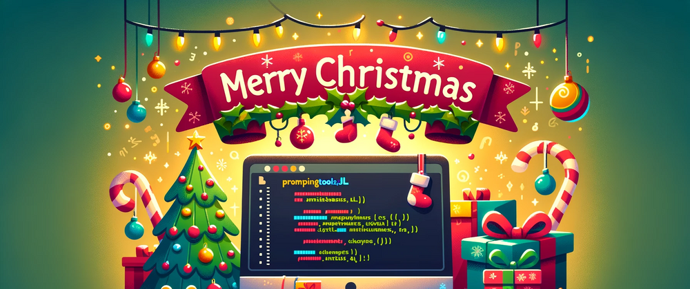 Cover image for Jingle All the Way with the Latest PromptingTools.jl Updates