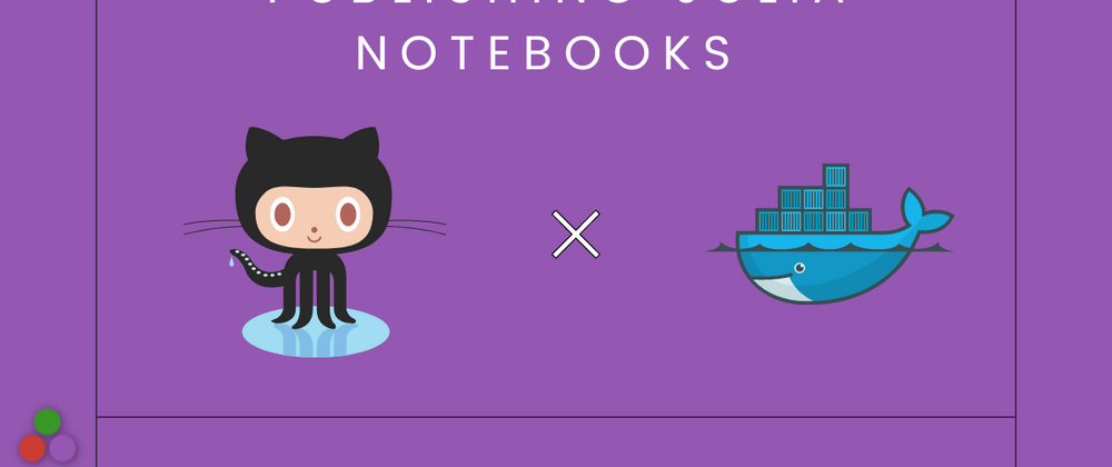 Cover image for Publishing Julia Notebooks with Docker and GitHub Actions (II: GitHub actions)