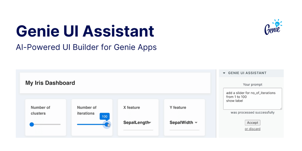 Introducing Genie UI Assistant: the AI-powered UI builder for Genie ...