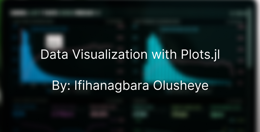 Cover image for Data Visualization with Julia: Exploring Plots.jl
